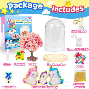 Mini jardin de plantes magiques dans un bocal <span class=keywords><strong>Kit</strong></span> de terrarium licorne lumineux pour enfants avec lumières <span class=keywords><strong>champignon</strong></span> LED - Product Image 2