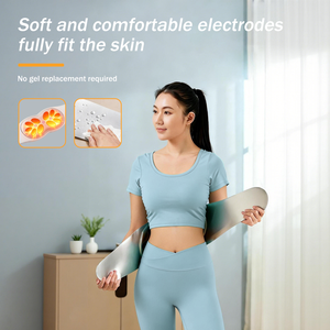 Cinturón EMS Inteligente con Compresión Caliente y Luz Roja <span class=keywords><strong>para</strong></span> Soporte Lumbar y Recuperación Física, Muestras Disponibles - Product Image 3