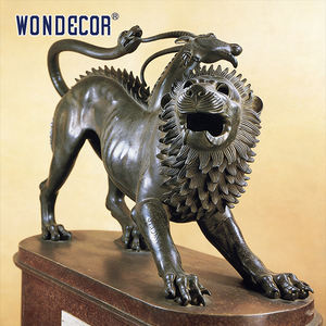 Décoration de jardin, sculpture classique grandeur nature Arezzo, Chimère en cuivre, <span class=keywords><strong>statue</strong></span> <span class=keywords><strong>étrusque</strong></span> - Product Image 5