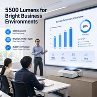 Projecteur laser à ultra courte focale WUXGA 3LCD de 5500 lumens pour salles de classe et éducation