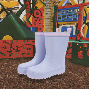 Botas de Lluvia Impermeables para Niños, Diseño de Dinosaurio, Antideslizantes, Ligeras, de EVA y Poliéster - Product Image 3