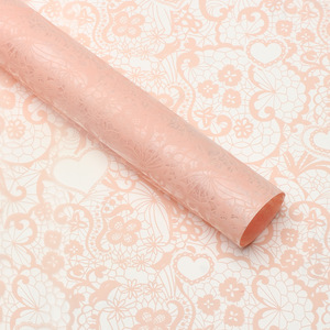 Matte Heart Design Flower Wrapping Paper Roland Style DIY Bouquet Packing Paper Gift Wrapping Material For Florists - Product Image 5