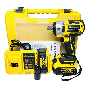 Llave de Impacto Inalámbrica Recargable de 350-550N.m, Color Amarillo, Precio de Fábrica, Llaves de Impacto de Litio sin Escobillas Portátiles DW880 - Product Image 4
