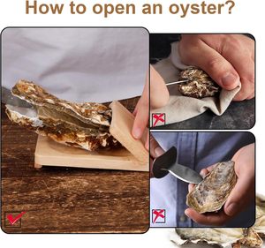 YIGO en STOCKED <span class=keywords><strong>pince</strong></span> à écailler les huîtres outil d'écaillage ouvre-porte-huîtres en bois bloc d'écaillage <span class=keywords><strong>pince</strong></span> à écailler les fruits de mer en bois - Product Image 6