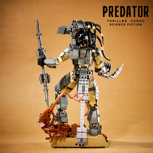 Juego de bloques de construcción Alien Vs <span class=keywords><strong>Predator</strong></span>, modelo de figura de depredador inspirado en la <span class=keywords><strong>película</strong></span>, juguete de montaje DIY para niños y coleccionistas - Product Image 4