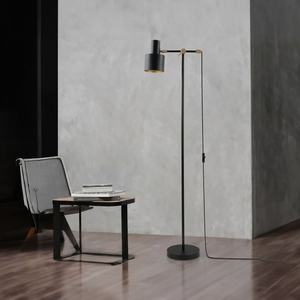 Lámpara de pie negra 1xE27, diseño moderno, ideal para iluminar salas y crear ambientes acogedores. - Product Image 2