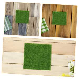 หญ้าเทียมสนามหญ้าสนามหญ้าสวนเทียมเหมือนชีวิตของตกแต่งบ้านตุ๊กตานางฟ้าจิ๋ว - Product Image 3