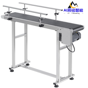 Op Maat Gemaakte Band Transportsystemen Vloeibare Fles Transportbanden Industriële Pvc Transportband Ontwerp Met Ronde Buis Vangrail - Product Image 2