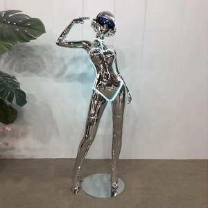 MUSI tamaño real realista fibra de vidrio 3D <span class=keywords><strong>astronauta</strong></span> escultura fábrica venta al por mayor jardín al aire libre fibra de vidrio <span class=keywords><strong>astronauta</strong></span> figura estatua - Product Image 5