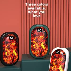 Fuente de pantalla digital 2 en 1, calentador de manos USB y banco de energía, nuevo calentamiento rápido transfronterizo para uso doméstico - Product Image 2