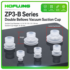 Zp3 Series Suzhou Vacuum Sucker Double Suction Cup SEAL <b>RUBBER</b> Suction Cup Manipulator Robot EOAT Pick and Place Automa - Product Image 2