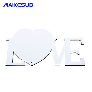 Fabbrica prezzo copmpettivo stampa di trasferimento in bianco brave amore MDF <span class=keywords><strong>cornice</strong></span> per i regali - Product Image 5