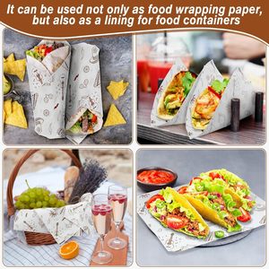 Custom Food Grade Moisture Proof Greaseproof Single Side Eco Friendly Baking Parchment <b>Paper</b> for Cookies Bread Noodle - Product Image 6
