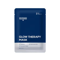Masque facial en feuille Glutanex Glow Therapy, lot de 5, hydratant quotidien, éclaircissant, anti-pigmentation, unifiant le teint, éclaircissant la peau