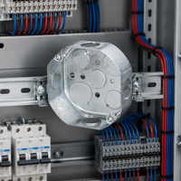 Boîtier d'extérieur octogonal métallique de 4 pouces conforme aux normes américaines, pour interrupteurs, indice de protection IP54, pour instruments électroniques