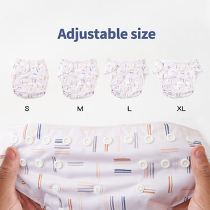 <span class=keywords><strong>Coola</strong></span> Peach 2 Stück/Set mit Einlage, recycelbare, wiederverwendbare Babywindeln, bequeme Babywindeln, waschbare Stoffwindeln - Product Image 4