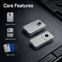 Boîtier de caméra thermique en aluminium usiné CNC sur mesure, anodisé multicolore, portable, OEM