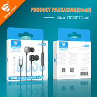 SOMIC TONE D22C Earphone Berkualitas Tinggi dengan Chip Digital Tipe C, Headset Kabel untuk Ponsel, Earbuds untuk iPhone 15 16