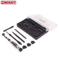 WINCRAFT 117in1 Set Obeng Presisi OEM untuk Kacamata, Jam Tangan, Komputer & Elektronik - Alat Multi-Bit Profesional