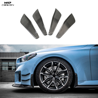 TAKD Ailerons avant en carbone préimprégné pour G87 M2, montage direct sur les supports de voiture