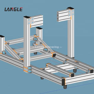Version de base bricolage 3060 profil en aluminium jeu de conduite simulateur de course de voiture mobile avec Cockpit de course Sim <span class=keywords><strong>4</strong></span> axes - Product Image 4