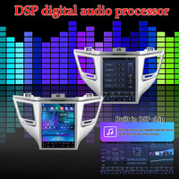 Pour Tucson, autoradio sans fil DSP CarPlay Android Auto Mirror Link USB WiFi GPS intégré Stéréo MP3 Radio Caméra de recul DVR Tableau de bord