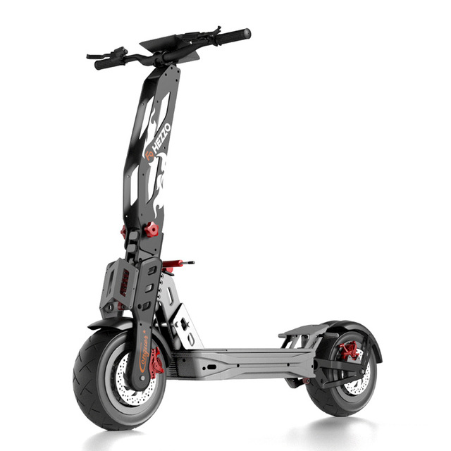HEZZO Cross-Border Overseas Warehouse Electric Scooter Long-Range 8000W High-Power Dual-Motor Off-Road Commuter Foldable 18 km/h