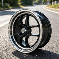 Rines Deportivos Ligeros de Aleación Estilo JDM Personalizados de 15-16 Pulgadas 4x100 5.5J 8.0J ET43 para Vehículos de Pasajeros