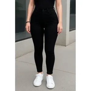 กางเกงยีนส์เอวสูงทรงสกินนี่สำหรับผู้หญิง ยี่ห้อ Adrenaline ผ้าเดนิมกระชับ ระบายอากาศได้ดี เหมาะสำหรับใส่ลำลอง - Product Image 4