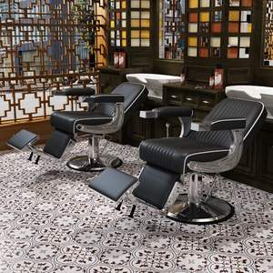 Chaises de barbier personnalisées, chaises de coiffure, chaises de barbier pour salon, chaises hydrauliques robustes pour salons de beauté, vente en gros d'usine - Product Image 4