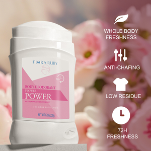FLORA RUBY Etiqueta Privada personalizado <span class=keywords><strong>antitranspirante</strong></span> <span class=keywords><strong>cloruro</strong></span> <span class=keywords><strong>de</strong></span> <span class=keywords><strong>aluminio</strong></span> desodorante barras antitranspirantes para hombres y mujeres - Product Image 2