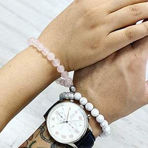 Vnox — <span class=keywords><strong>Bracelets</strong></span> magnétiques de <span class=keywords><strong>couple</strong></span>, perles assorties pour femmes et hommes, accessoires de protection pour Couples, 2 pièces - Product Image 5