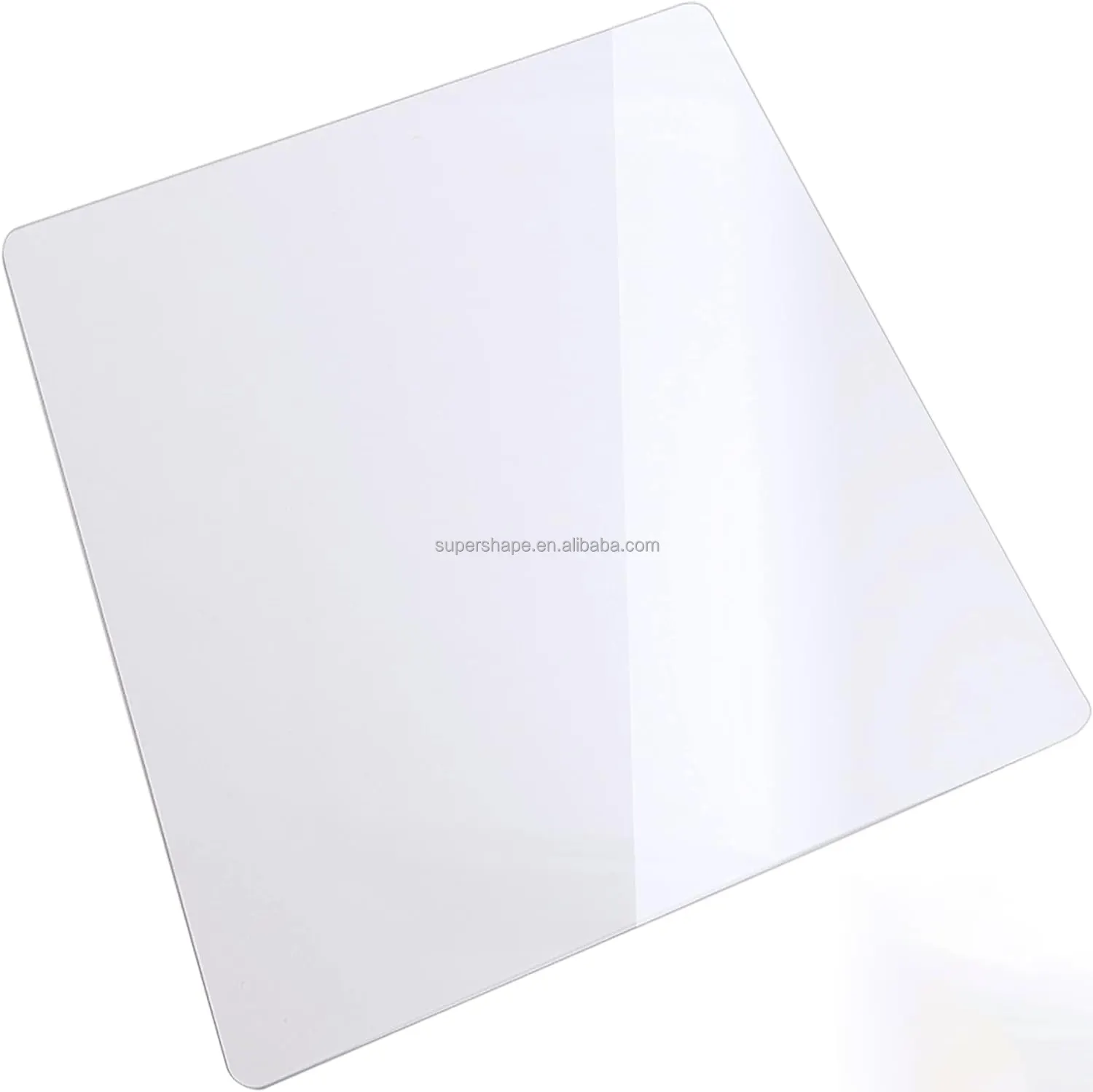 Tapis de protection imperméable en polycarbonate Tapis de réfrigérateur de cuisine PC Tapis de chaise transparent pour sols