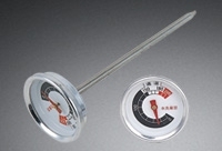 Thermomètre à viande SW ClassicMeat, cadran de 62 mm, thermomètre pour volaille, viande et barbecue, guide pratique de la température avec indication de la plage cible - Product Image 2