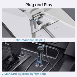 Câble d'alimentation pour voiture miniature avec chargeur double USB 12V-24V DC et voltmètre, gaine en PVC pour mini caméra - Product Image 4