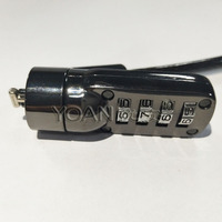 Verrou de sécurité intelligent de luxe pour ordinateur portable et tablette, antivol, avec mot de passe, en alliage de zinc poli, durable, haute fiabilité, pour usage sur porte