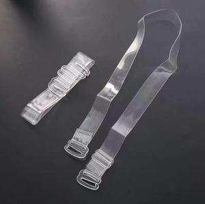 Vente en gros de bretelles élastiques transparentes mignonnes simples pour soutien-gorge d'été à bretelles accessoires de sous-vêtements - Product Image 4