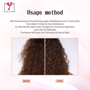 Mousse pour cheveux bouclés Muyang hydratante à tenue forte 150 ml avec extrait de plantes - Product Image 5