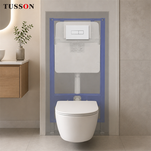 Citerne dissimulée pour toilettes suspendues TUSSON TS005T-1, réservoir d'eau caché pour <span class=keywords><strong>WC</strong></span> mural - Product Image 6