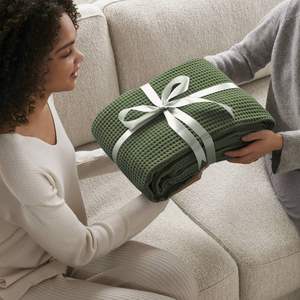 DB 1PC Full/Queen Manta de cama de algodón - Product Image 4