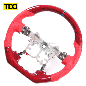Volante de Fibra de Carbono Real TDD Compatible con Autos Toyota Mark X GRX130 2010-2018 - Product Image 5