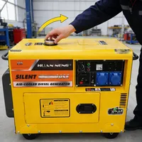 Générateur diesel silencieux 5-10KW ATS Weichai/ Moteur Démarrage automatique/à distance Cabine insonorisée Économie d'énergie Personnalisable