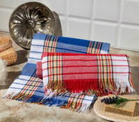 Serviette de Hammam Peshtemal en Coton Turc Classique, Vente en Gros à Prix Abordable, Séchage Rapide, Utilisation à la Maison et à la Plage, Fabriquée en Turquie