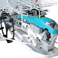 Wishope Dernier modèle de mini-répiqueuse de riz autotractée pour rizières