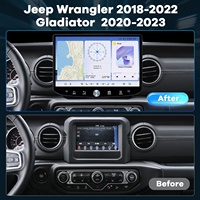 Radio Inteligente con Pantalla Android 13, Reproductor de DVD Qualcomm de 11.5 Pulgadas, 8+128GB, GPS para Jeep Wrangler 2018-2022/Gladiator 2020-2023