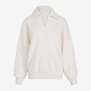 Pull vierge à la mode pour femmes personnalisé Pull décontracté à col en V Bas Polo <span class=keywords><strong>Sweat</strong></span>-shirt oversize unisexe Jumper Sweatshirts pour femmes - Product Image 6