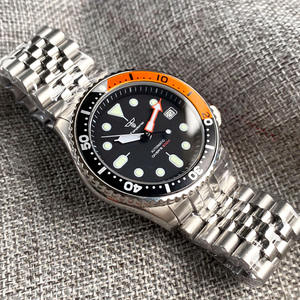 Tandorio-Reloj Automático SKX 3,8 para hombre, pulsera deportiva de acero NH35A de 41mm, con flecha y zafiro, pedido por 1 unidad - Product Image 4