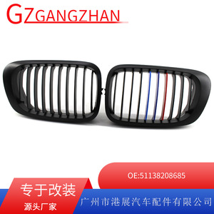 Calandre avant style M noire mate pour BMW Série 3 E46, en plastique ABS, pièce de rechange pour mise à niveau, numéro de pièce A-E46-2LK-YM - Product Image 5