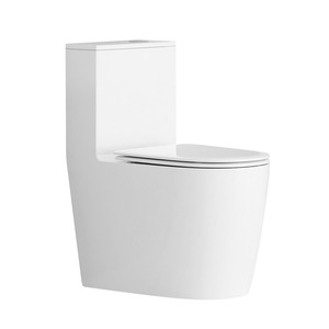 Inodoro de Una Pieza con Sifón Super Vortex, Ahorro de Agua, Silencioso, para Uso Doméstico - Product Image 1