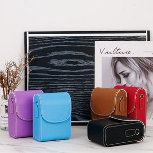 Étui de protection en PU pour Canon G7X2 G7X3 <span class=keywords><strong>IXUS</strong></span> Casio Olympus SonyZv1m2 sac de voyage pour appareil photo Compact - Product Image 1